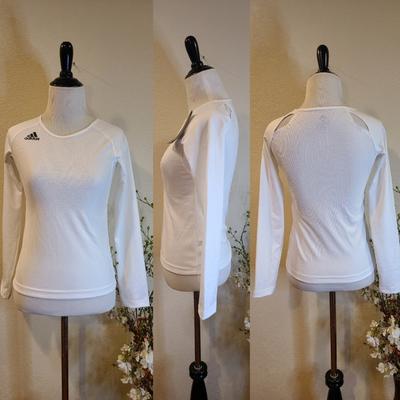 Adidas Shirts & Tops | Adidas Girls White Quickset Volleyball Jersey Size Medium | Color: White | Size: Mg