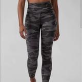 Athleta Pants & Jumpsuits | Nwt Athleta Ultimate Camo 7/8 Tight Size Xxs. Two Side Pockets! Gray Camouflage. | Color: Black/Gray | Size: Xxs