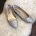 American Eagle Outfitters Shoes | Aeo - Glitter Silver Gold Metallic Ballet Flats 8.5 | Color: Gold/Silver | Size: 8.5