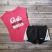 Nike Matching Sets | **Size 3t Only** Nike Toddler Girls Graphic Tee & Shorts Set | Color: Black/Pink | Size: Various