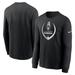 Men's Nike Black Las Vegas Raiders Icon Legend Long Sleeve Performance T-Shirt