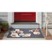 White 36 x 24 x 0.375 in Area Rug - DBK Transitional Rugs Frontporch Beachcomber Indoor/Outdoor Rug Denim 2'6" X 4' | Wayfair DBKFTP23456533