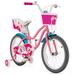 Costway Kids Bicycle with Training Wheels and Basket for Boys and Girls Age 3-9 Years-18"