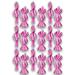 The Holiday Aisle® 8 Piece Solid Ball Ornament Set Plastic in Pink | 4 H x 1.5 W x 1.5 D in | Wayfair 4F59781B41F1485EA05329F852EBB0CA