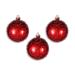 The Holiday Aisle® 3 Piece Solid Ball Ornament Set Plastic in Red | 5.5 H x 5.5 W x 5.5 D in | Wayfair BE89289EBD1F46EE8AD8FF6A3810C5E8