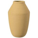 Orren Ellis 8" H Decorative Ceramic Jug Vase, Modern Style Centerpiece Table Vase Ceramic in Yellow | 8 H x 5.25 W x 5.25 D in | Wayfair