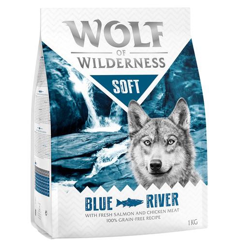 5kg Soft Blue River Lachs Wolf of Wilderness Hundefutter trocken