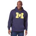 Men's Big & Tall NCAA Long-Sleeve Hoodie by NCAA in Michigan (Size 5XL)