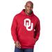 Men's Big & Tall NCAA Long-Sleeve Hoodie by NCAA in Oklahoma (Size XL)