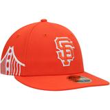 Men's New Era Orange San Francisco Giants City Connect Low Profile 59FIFTY Fitted Hat