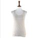 American Eagle Outfitters Tops | American Eagle Outfitters Cream Knit Tank Top, Small | Color: Cream/Silver | Size: S