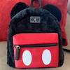 Disney Bags | Disney Mickey Mouse Plush Backpack--New With Tags | Color: Black/Red | Size: Os