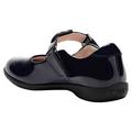 Lelli Kelly LK8105 (DE01) Valentina Heart Blue Patent School Shoes F Fitting, Navy Blue, 9 UK Child