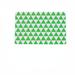 Umber Rea European 4 Piece Placemat Set in Green/White | 16.93 W x 11.02 D in | Wayfair 05LXL7327PYG945WKNK