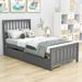 Red Barrel Studio® Twin Storage Platform Bed w/ Drawers Wood in Gray | 42 H x 42 W x 80 D in | Wayfair BFCC19BAC68F4661BE47BC874DAF3BC4