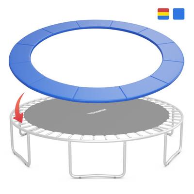 Costway 15 Feet Universal Trampoline Spring Cover-Blue