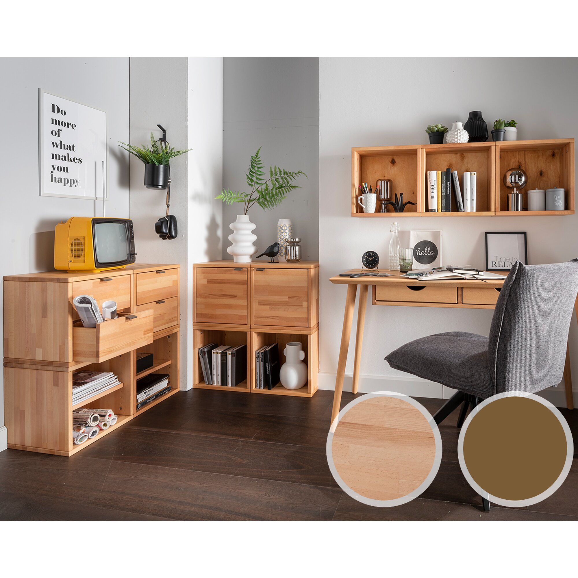 Massivholz »Marco« Würfelsystem Würfel 20 / Kernbuche Image