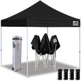 Eurmax 10x10 ft. Pop Up Canopy Commercial Instant Tent with Roller Bag