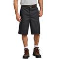 Dickies Men's 13-Inch Multi-Use Pocket Work Workwear Shorts, Black, W36