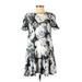 The Fifth Casual Dress: Gray Print Dresses - Women's Size Small