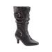 Wide Width Women's The Millicent Wide Calf Boot by Comfortview in Black (Size 10 1/2 W)