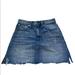 Madewell Skirts | Madewell Women's Medium Blue Denim Jean Mini Skirt Size 25 | Color: Blue | Size: 25