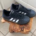 Adidas Shoes | Adidas Mens Black Canvas Shoes With Bubble Gum Sole | Color: Black/White | Size: 8