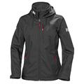 Helly Hansen Damen W CREW HOODED JACKET, Schwarz, XL EU