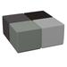 Factory Direct Partners SoftScape Cube 4 Piece Soft Seating in Gray | 16 H x 18 W x 18 D in | Wayfair 10455-GYLG