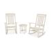 POLYWOOD Kahala 3-Piece Porch Rocking Chair Set