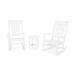 POLYWOOD Estate 3-Piece Porch Rocking Chair Set