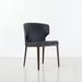 Cabo Mid-century Modern Faux Leather Wingback Dining Chair