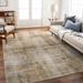 Osma 10' x 2'8" Modern Driftwood/Taupe/Bone/Multi Brown/Walnut/Light Sage/Tan/Sage/Dark Blue/Mustard/Olive/Navy Runner - Hauteloom