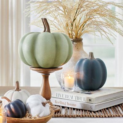 Farmers Market Pumpkins, Set Of Five - Grandin Road