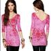 Free People Dresses | Intimately Free People Fair Maiden Bodycon Dress | Color: Pink/Tan | Size: L