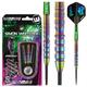 WINMAU Simon Whitlock Urban World Cup Edition 22 Gram Professional Steeltip Tungsten Darts Set with Flights and Stems (Shafts)