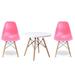 Isabelle & Max™ Dilan 3 Piece Table & Chair Set Wood in Pink | 18 H x 28 W in | Wayfair DDD15045C8C24D66B4EC5F83E7E894E2