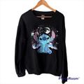 Disney Shirts & Tops | Disney Lilo And Stitch Sweatshirt, Stitch Moon Graphic, Size Kids Xl (15-17) | Color: Black/Blue | Size: Kids Xl (15-17)