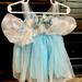 Disney Dresses | Disney Cinderella Dress 6-12 Months | Color: Blue | Size: 9-12mb