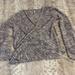 Free People Sweaters | Grey Marled Knit Inside Out Raw Edge Wrap Sweater Xs Boho Casual Free People New | Color: Gray/White | Size: Xs