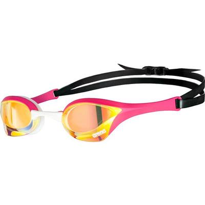 arena Unisex Wettkampf Schwimmbrille Cobra Ultra Swipe Mirror, Größe - in YELLOW COPPER-PINK