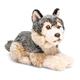 Uni-Toys - Grauwolf, liegend - 22 cm (Länge) - Plüsch-Wolf, Lupus - Plüschtier, Kuscheltier