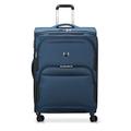 DELSEY PARIS Sky Max 2.0 Softside Erweiterbares Gepäck mit Spinner-Rädern, blau, 4 Piece Set w/Duffel, Sky Max 2.0 Softside erweiterbares Gepäck mit Spinnrollen