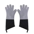 Umber Rea Special Anti Hot Oven Glove Silicone in Black/Gray | 19.69 H x 7.3 W in | Wayfair 02WP1262LVFLE1GLVQ