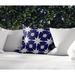 East Urban Home Geometric Throw Pillow Eco-Fill/Polyester in Blue/Navy | 18 H x 18 W in | Wayfair CCE16FFAB63C41F8BE288037D1D10168