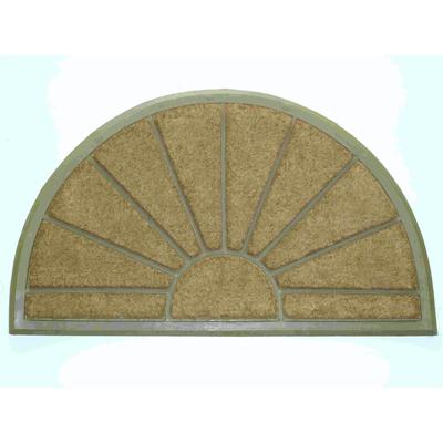 Sunburst Hr Coir Mat With Rubber Backing Floor Coverings by Nature Mats by Geo in Multi