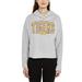 Women's Concepts Sport Gray LSU Tigers Incense Terry Long Sleeve Hoodie T-Shirt