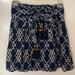 Anthropologie Skirts | Anthropologie; Blue And White Motif Skirt; Size M | Color: Blue/White | Size: M