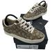 Coach Shoes | Coach Clip Sig Jacq Low Top Khaki Saddle Womens Size 7.5 B W/ Box G4967 Vnds | Color: Brown | Size: 7.5