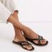 Madewell Shoes | Madewell The Boardwalk Thong Leather Sandal | Color: Black | Size: 7.5